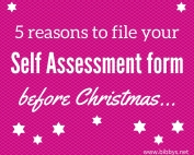 self assessment tax rarly