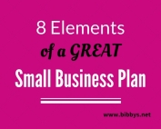 8 elements of a great small business plan