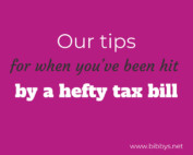 Bibbys Blog Cover Pay Tax Bill